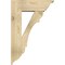 Ekena Millwork Olympic Traditional Rough Sawn Bracket w/ Offset Brace, Douglas Fir, 8"W x 24"D x 36"H BKT0806X24X36OLY01RDF - alternate 2